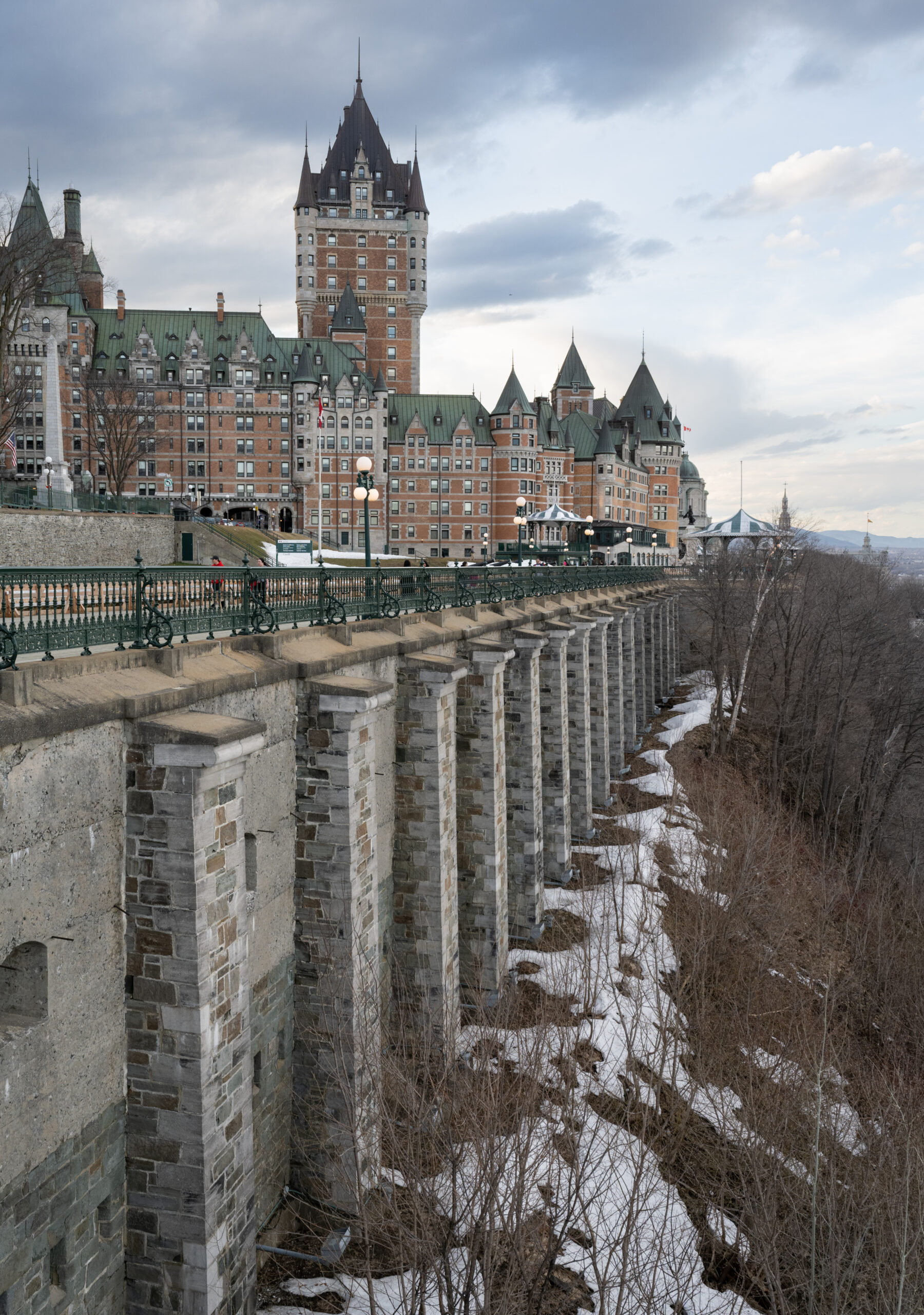 Chateau Frontenac overlooking Old Quebec