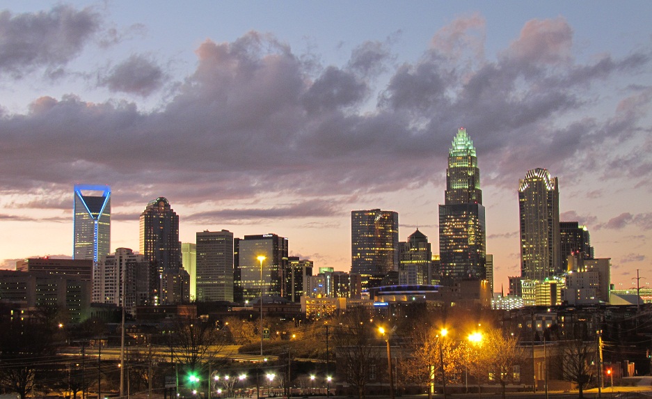 Uptown Charlotte skyline